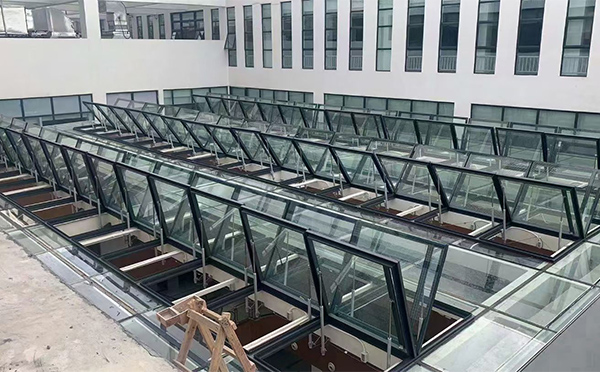 百安科技有限公司近期临夏排烟窗项目案例分享